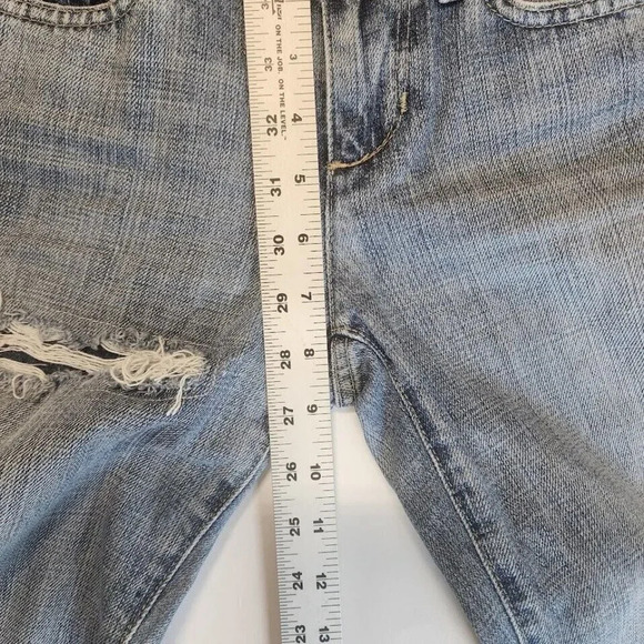 Joe's Jeans Women's Distressed Stardust Flair Houston Wash Size 24 - Picture 10 of 12